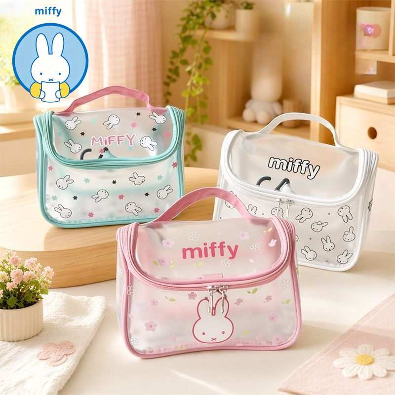 Beauty Makeup Edit - Trousse de Maquillage Transparente Kawaii Miffy