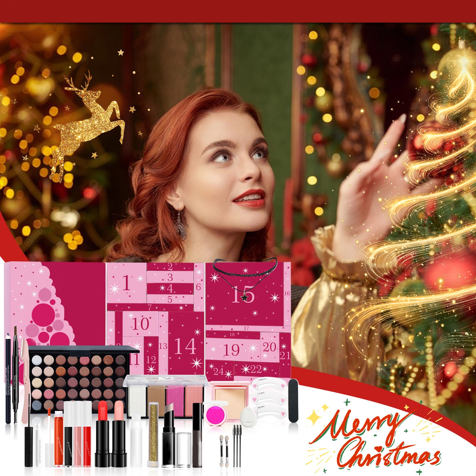 Beauty Makeup Advent Calendar - Calendrier de l'Avent de Maquillage pour