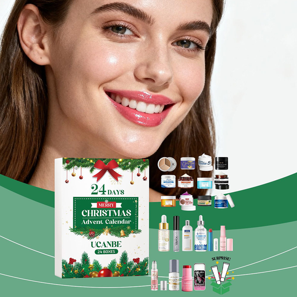 Beauty Makeup Advent Calendar - Boîte de beauté de noël, calendrier