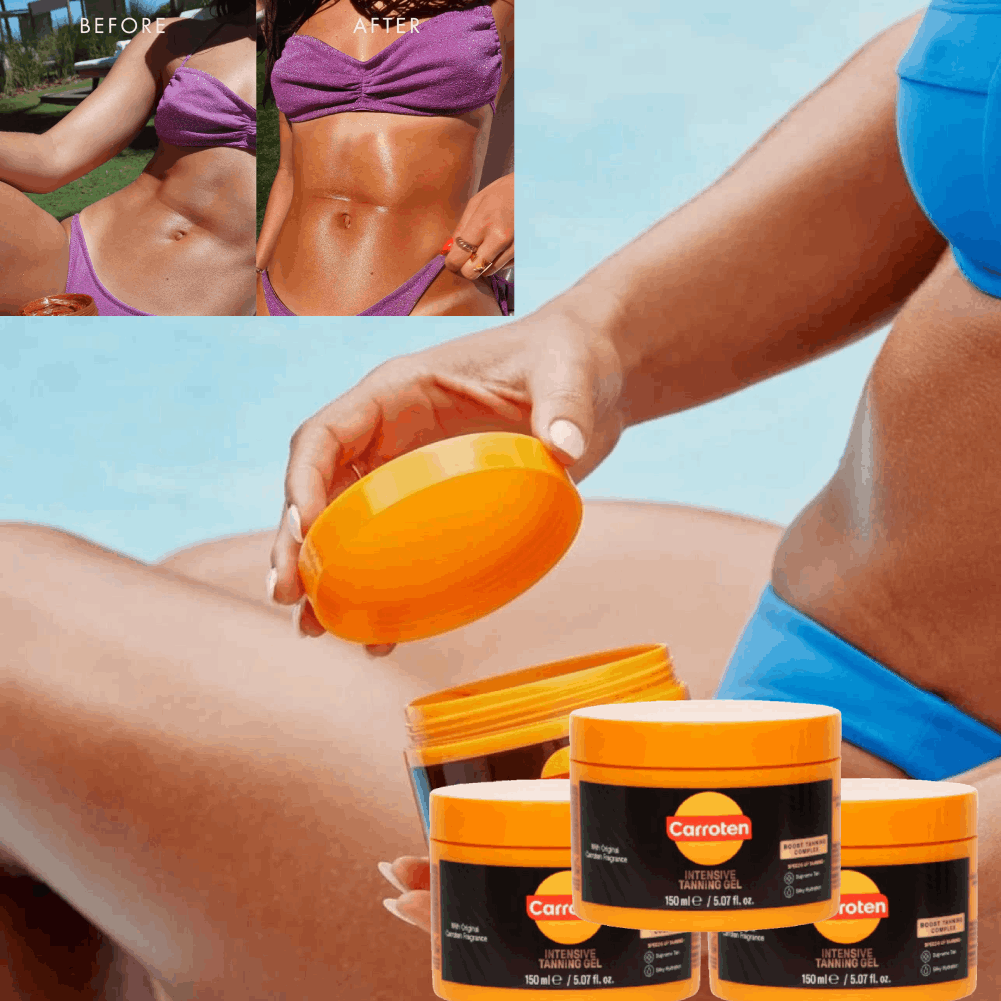 Body Shimmer Lotion - Gel bronzant chatoyant à la carotte