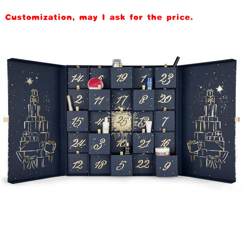 Beauty Makeup Advent Calendar - personnalisé. Boîte de calendrier de l'avent