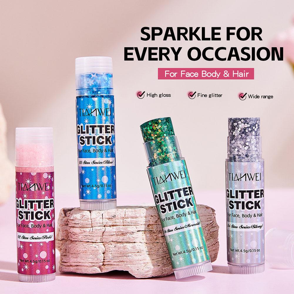 Body Shimmer Lotion - Bâton de paillettes pour le corps,