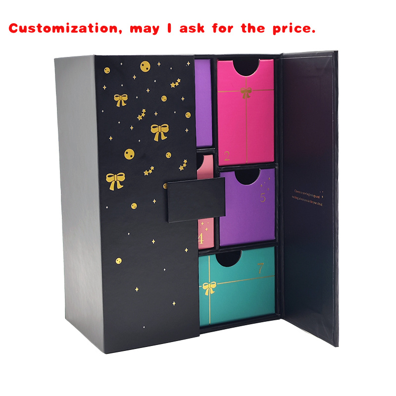 Beauty Makeup Advent Calendar - Emballage de calendrier de l'avent personnalisé,