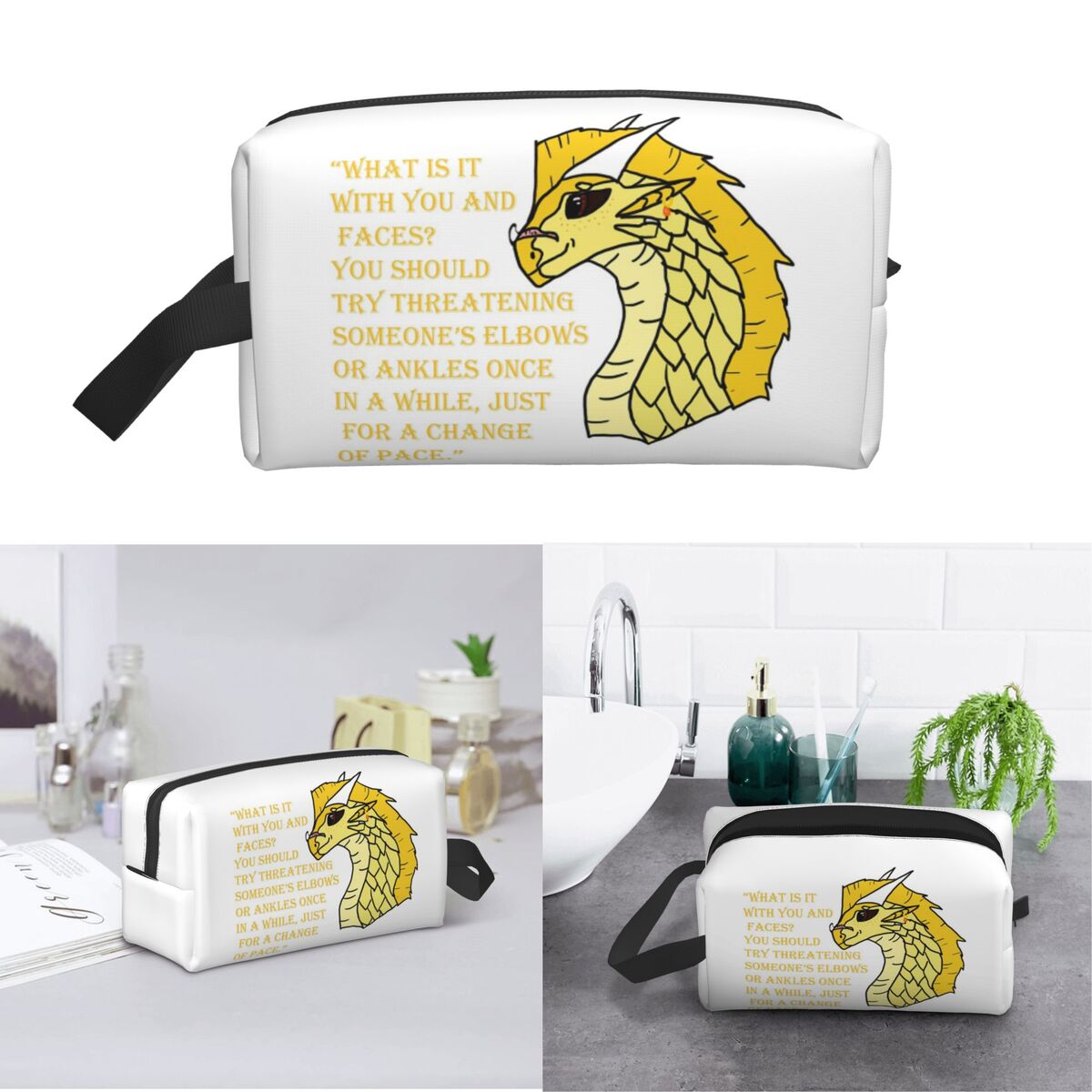 Makeup Is Beauty Quotes - Qibli Quote Trousse de maquillage, organiseur