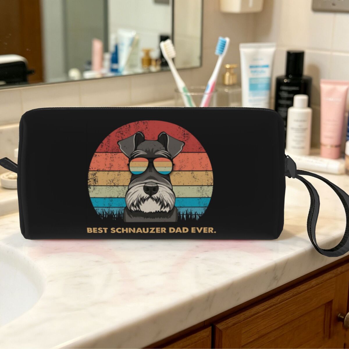 Beauty Forever Makeup - Trousse de maquillage Best Schnauzer Dad