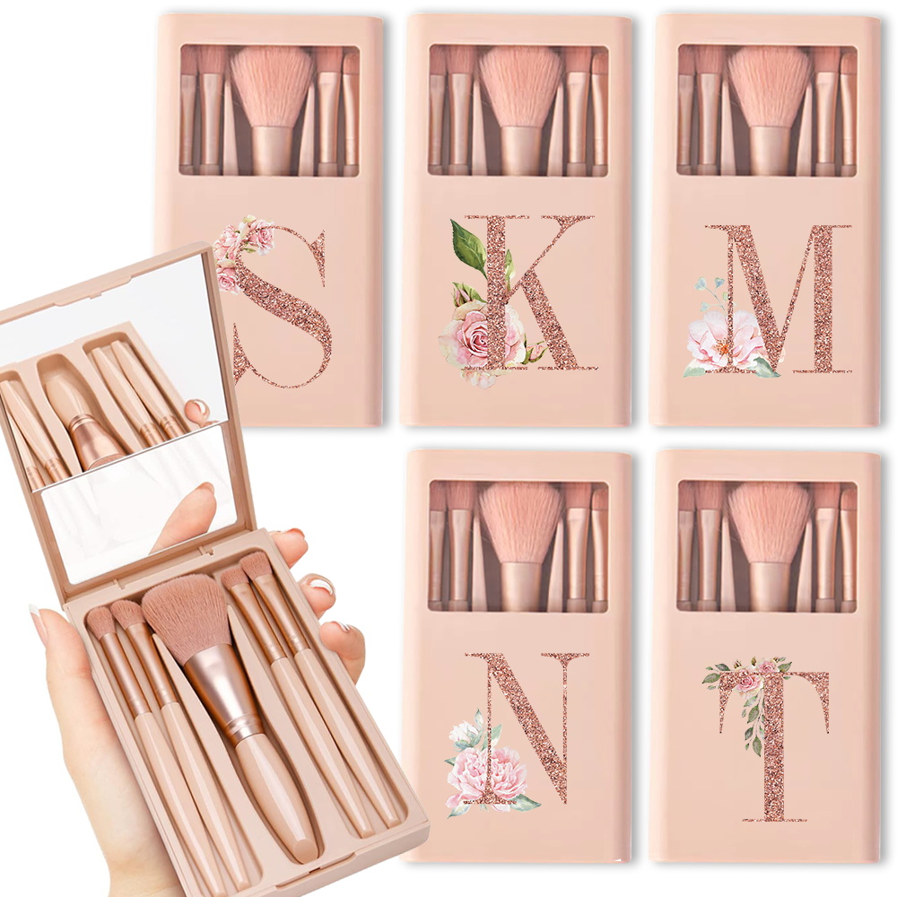 Beauty Makeup Tool Collection - Kit de pinceaux cosmétiques avec miroir