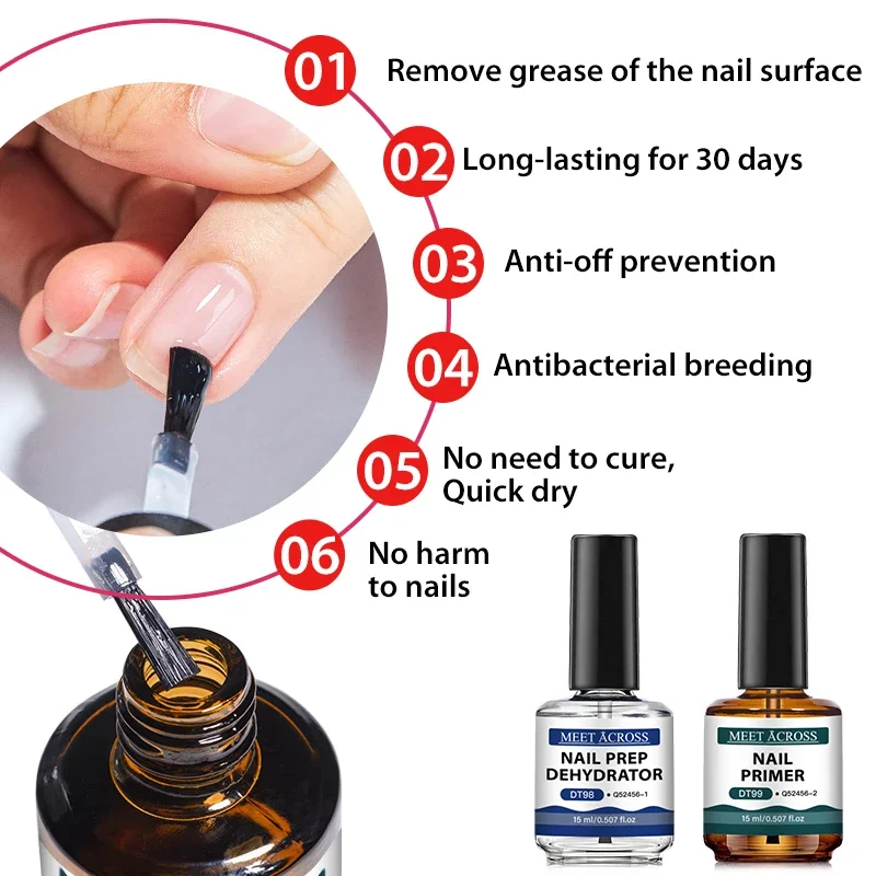 Nail Dehydrator Primer - 2 pièces de 15 ml –