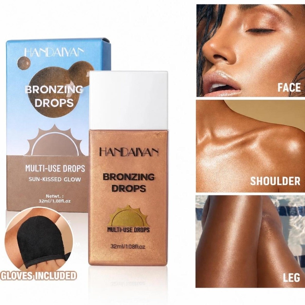 Body Shimmer Lotion - Crème bronzante liquide à effet nacré,