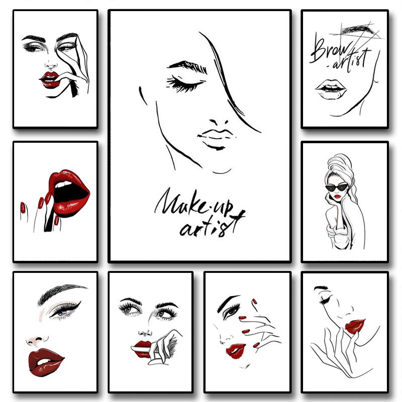 Affiche de maquillage tendance - Makeup Is Beauty Quotes avis et prix