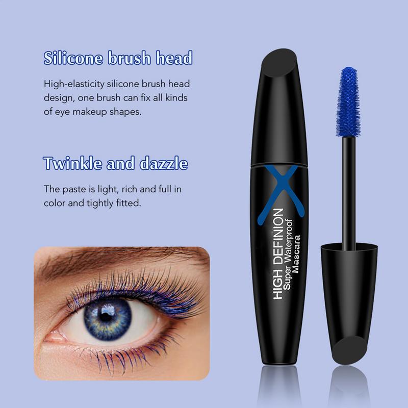 Mascara bleu pour cils, baguet - Waterproof Mascara Wand avis et prix