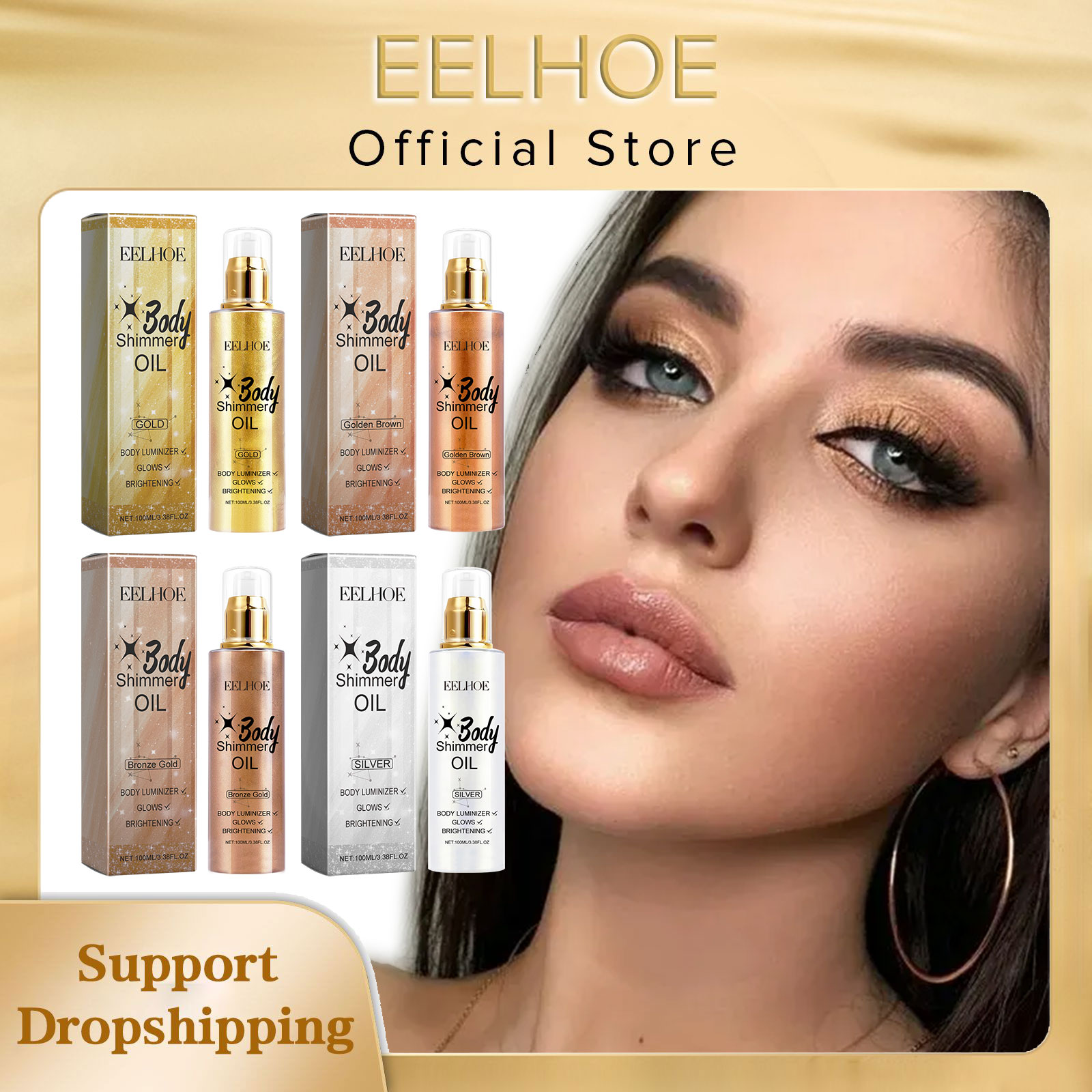 EELBathroom-Huile Linge E 3D a - Body Shimmer Lotion avis et prix