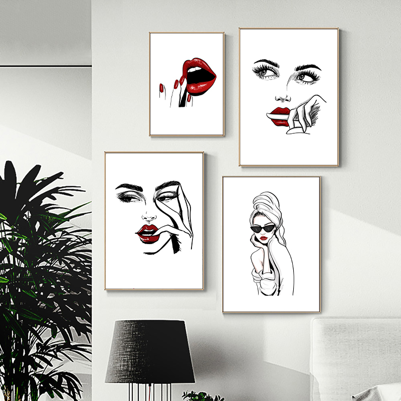Affiche de maquillage de mode  - Makeup Is Beauty Quotes avis et prix