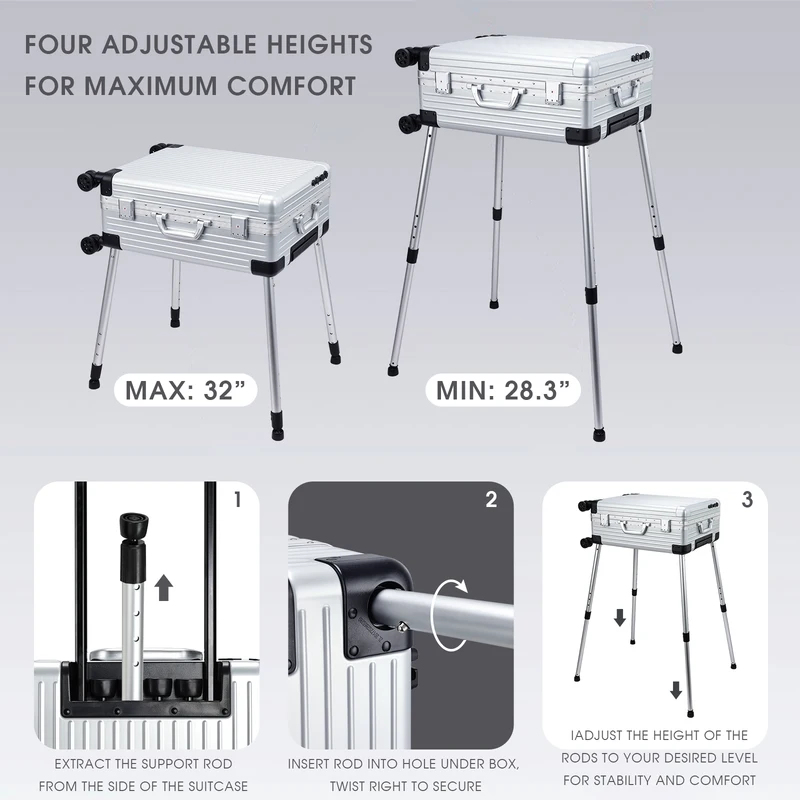 Valise de maquillage roulante  - Beauty Makeup Trolley avis et prix