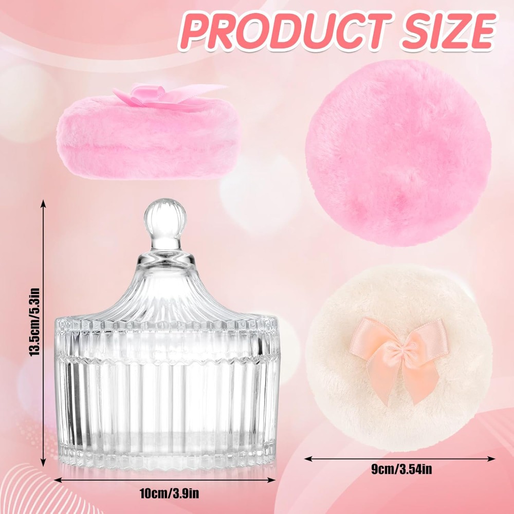 Houppette à poudre avec boîte  - Beauty Makeup Tool Collection avis et prix
