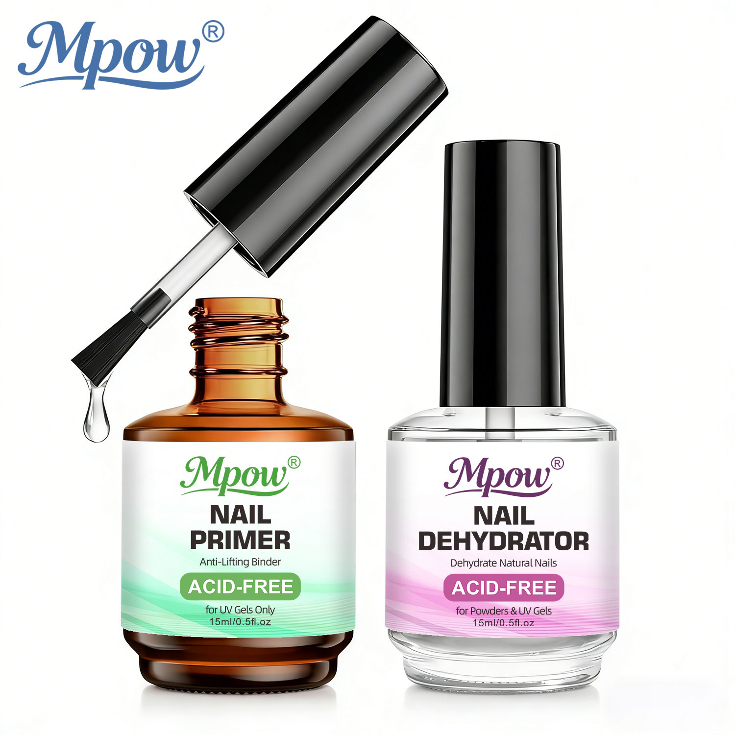 Mpow 1/2 pièces 15ml Déshydrat - Nail Dehydrator Primer avis et prix