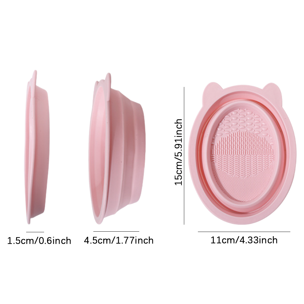 Bol de nettoyage pliable en si - Beauty Home Makeup avis et prix