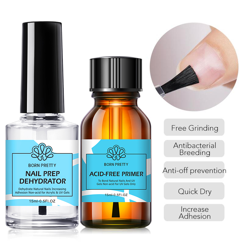 BORN PRETTY 2 pièces 15ml Prim - Nail Dehydrator Primer avis et prix