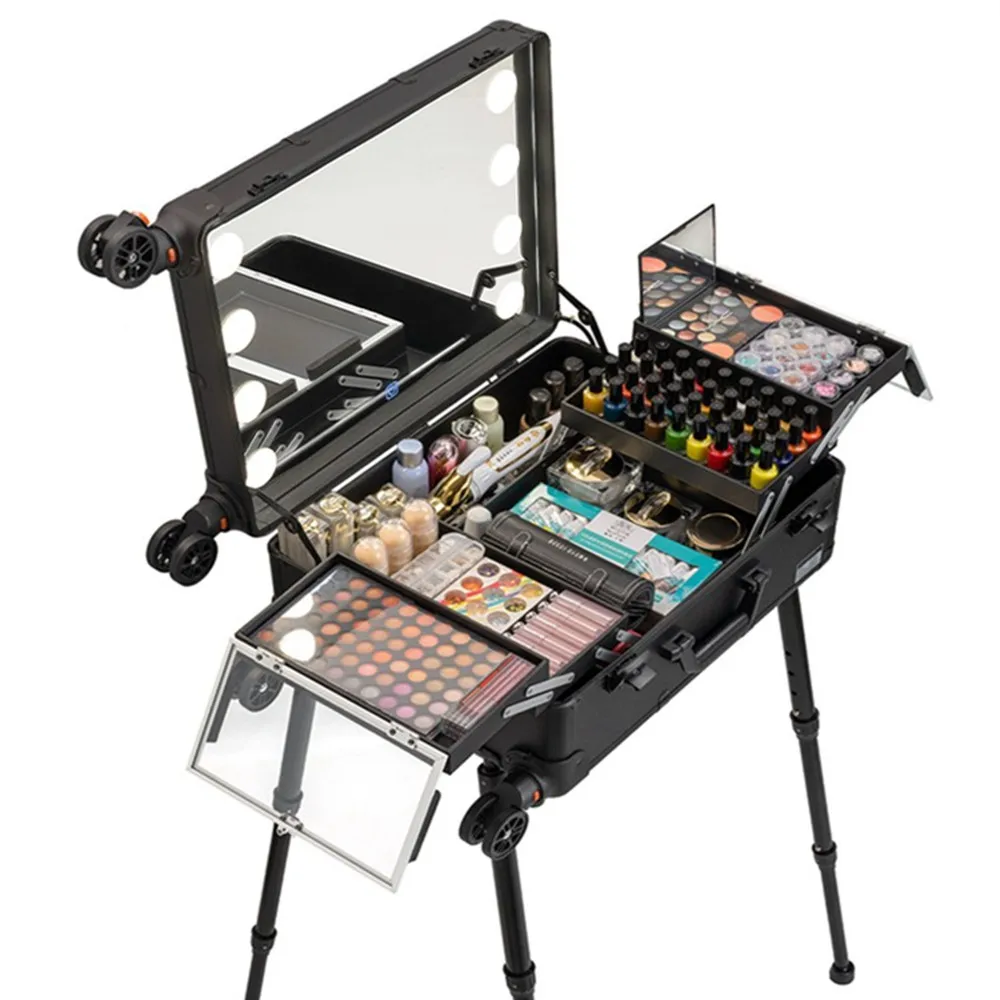 Valise de maquillage professio - Beauty Makeup Trolley avis et prix