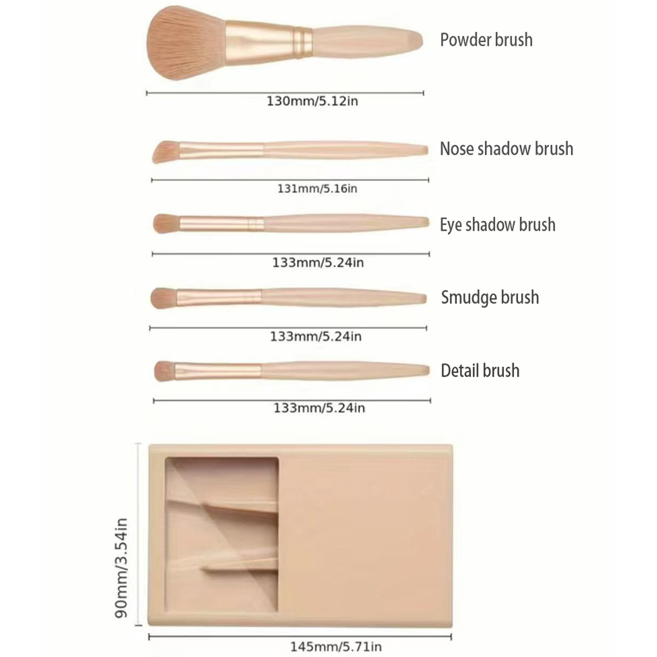Kit de pinceaux cosmétiques av - Beauty Makeup Tool Collection avis et prix