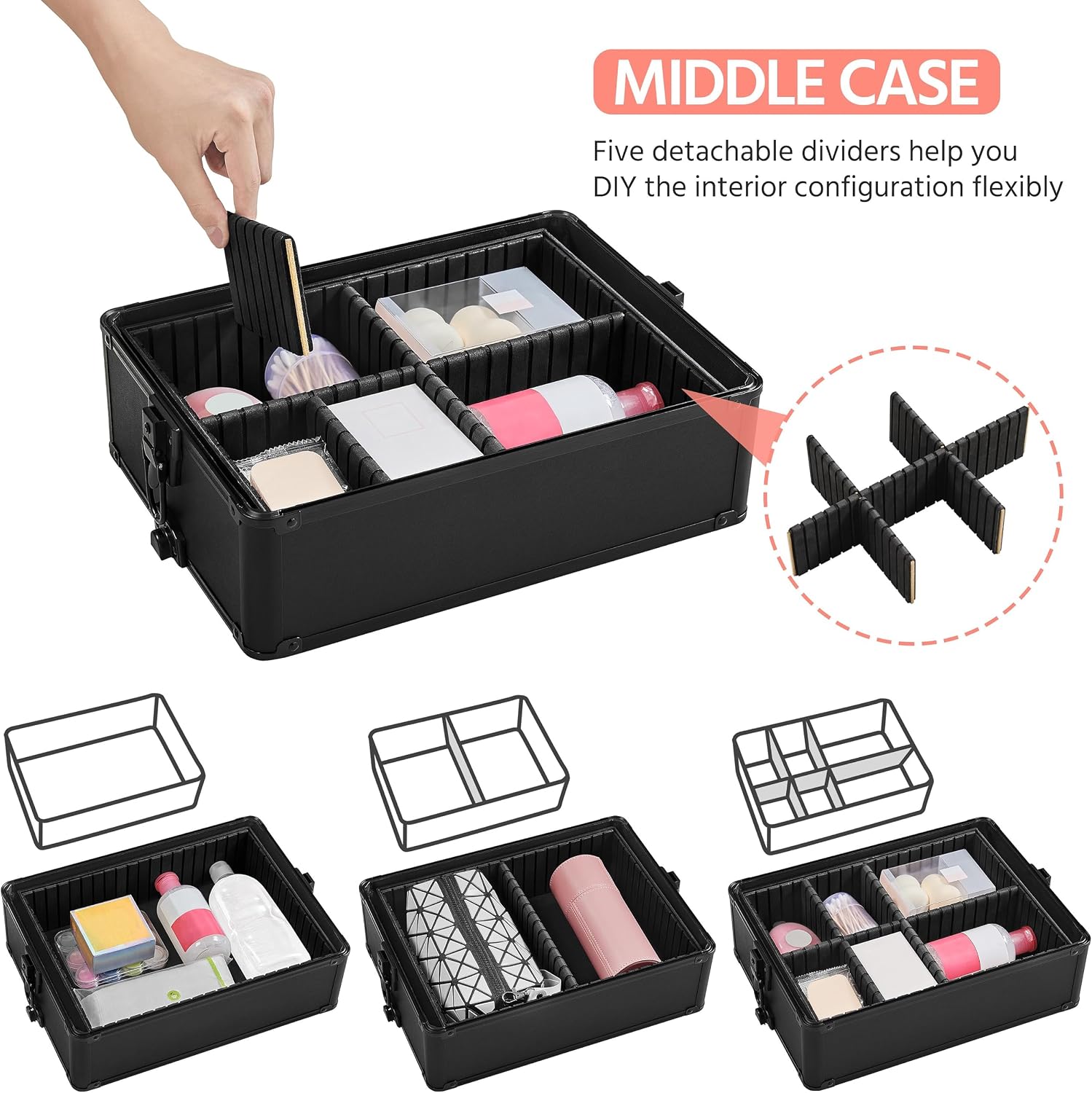 Valise de maquillage à roulett - Beauty Makeup Trolley avis et prix