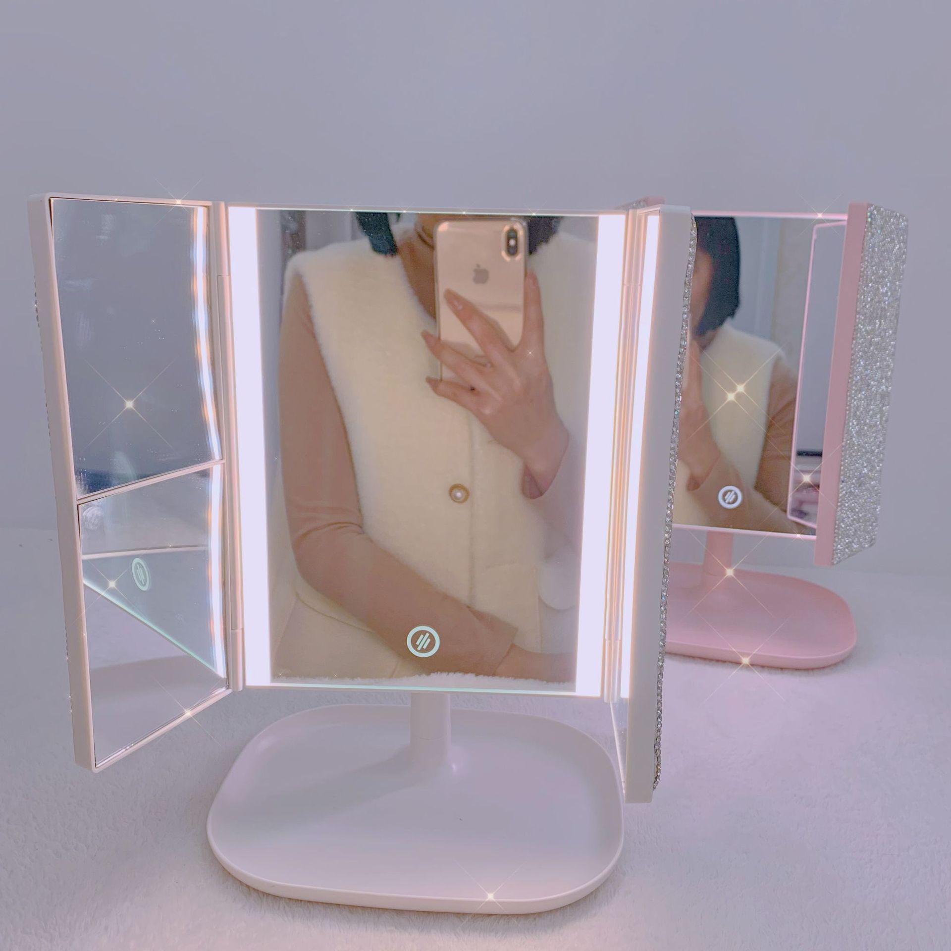 Miroir de maquillage à trois v - Beauty Forever Makeup avis et prix